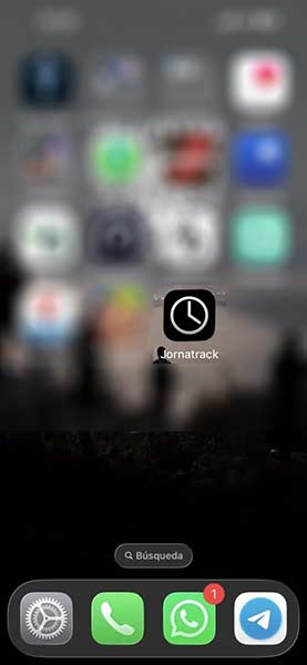 En iOS, selecciona Añadir a Inicio